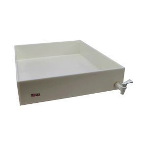 Dynalon 108884-3 22 x 18 x 4" I. D. HDPE Dispensing Tray