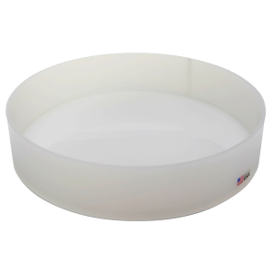 Dynalon 109854 15 x 3" I. D. PP Round Tray