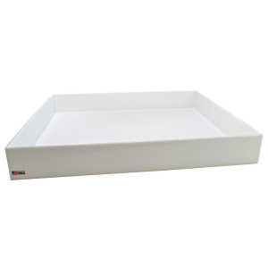 Dynalon 109934 29.25 x 23.5 x 3.75" I. D. HDPE Rectangular Tray