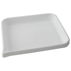 Dynalon 409214 Flat Bottom Tray, White HDPE 13.25 x 11.25 x 1.875"