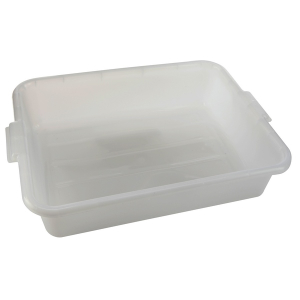 Dynalon 419264 Plastic Tote Box, Natural HDPE 21.375 x 15.5 x 6"