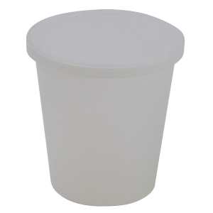 Dynalon 453595 Natural Disposable Specimen Container with Lid, PPCO 240 mL