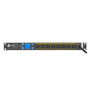 Eaton EMIT08-10 Metered Input Rack PDU, 1U, 5-15P Input, 10 ft Cord, Single-phase, 100-127V, Outlets: (8) 5-15R