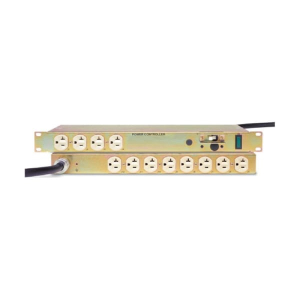Eaton TPC12F-A2 Basic Rack PDU,1U, 5-20P Input, 1.92 kW Max, 110-125V, 16A, 9ft Cord, Single-phase, EMI/RFI Filter, TAA Compliant, Outlets: (12) 5-20R