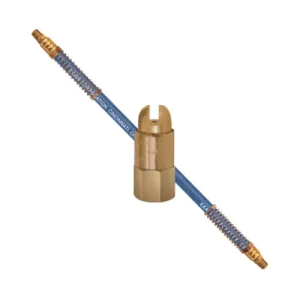 Exair 1002-9206 Brass 1/8 FNPT Safety Air Nozzle with 6" Stay Set Hose