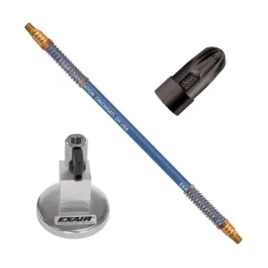Exair 1100-PEEK-9318 PEEK Plastic 1/4 FNPT Super Air Nozzle with 18" Stay Set Hose and Magnetic Base