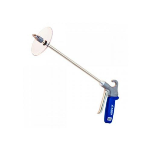 Exair 1229-24-CS Soft Grip Safety Air Gun with Model 1126 Flat Air Nozzle, 24" Alum. Ext Pipe & Chip Shield