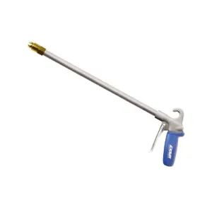 Exair 1270-12 Soft Grip Safety Air Gun with 3/8 FNPT Brass Safety Air Nozzle and 12" Aluminum Extension Pipe
