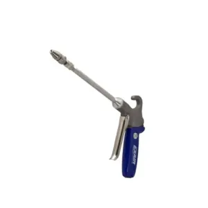 Exair 1290-12 Soft Grip Safety Air Gun with 1/8 MNPT Aluminum Adjustable Air Nozzle and 12" Aluminum Extension Pipe