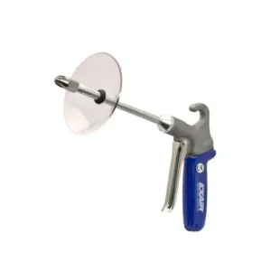 Exair 1299-12-CS Soft Grip Safety Aluminum Air Gun with 1/8 FNPT Zinc-Aluminum Mini Air Nozzle, 12" Aluminum Extension Pipe and Chip Shield
