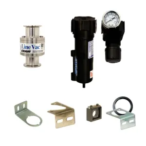 Exair 163150-316 1-1/2" 316 Stainless Steel Sanitary Flange Line Vac Kit