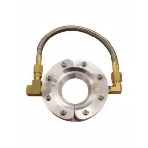 Exair 2404 4" Stainless Steel Super Air Wipe Shim Set and Hose for Aluminum Units