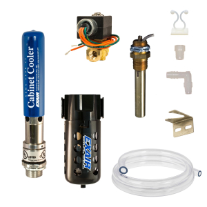 Exair 4330 NEMA 12 Cabinet Cooler System, 2,000 Btu/hr, 120VAC Thermostat Control