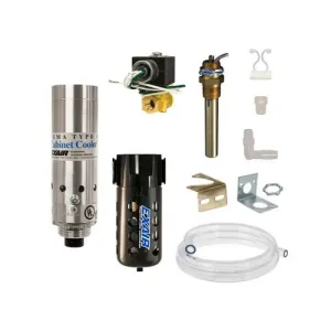 Exair 4808-240 NEMA 4 Cabinet Cooler System with Thermostat Control (240 V), 550 Btu/hr