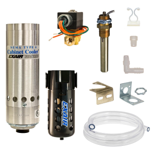 Exair 4830 NEMA 4 Cabinet Cooler System, 2,000 Btu/hr, 120VAC Thermostat Control