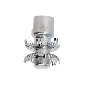 Exair 6195965 Clog-Resistant Tank Cleaning Nozzle, 1-1/2" Tube Clip-On, 38.9 GPM, 360 Degree