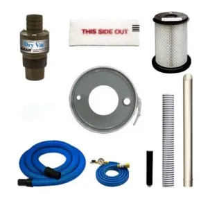 Exair 6199-30 30 Gallon Heavy Duty HEPA Vac System, 3/8 NPT, 68 SCFM, 80 PSIG