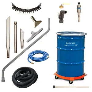 Exair 6395 55 Gallon Premium High Lift Reversible Drum Vac System