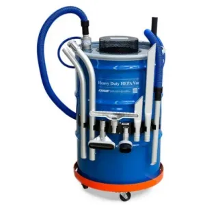 Exair 6399 55 Gallon Premium Heavy Duty HEPA Vac System, 3/8 NPT, 68 SCFM, 80 PSIG