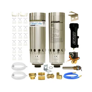 Exair HZ4880-24VDC NEMA 4 5,600 Btu/hr HazLoc Cabinet Cooler with 24VDC Thermostat, Aluminum, UL Classified