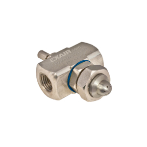 Exair AW1030SS Atomizing Spray Nozzle, Internal Mix, Wide Angle Round Pattern, 1/4 NPT, 15.0 GPH max flow