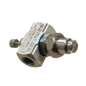 Exair AT1010SS Atomizing Spray Nozzle, Internal Mix 360 Degree Hollow Circular Pattern, 1/4 NPT, 14.7 GPH max flow