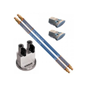 Exair HP1126-9480 (2) 1" High Power Flat Super Air Nozzles with (2) 30" SSH & Mag Base