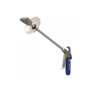 Exair HP1230SS-18-CS Soft Grip Safety Air Gun with Model HP1125SS Flat Air Nozzle, 18" Alum. Ext Pipe & Chip Shield