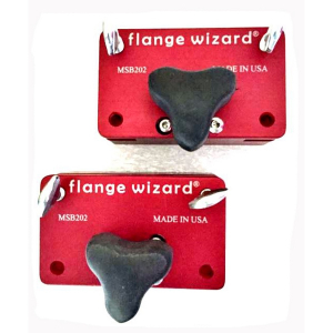 Flange Wizard MSB202 On/Off Magnetic Block for Burning Guides Two Blocks Fits 1/8" Thick Standard Square or Straight Edge