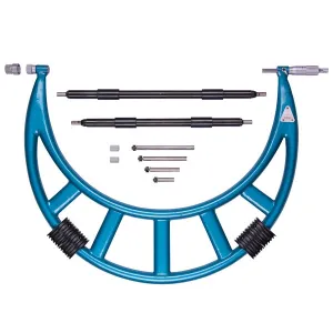 Fowler 52-401-204-1 12-16" Interchangeable Anvil Micrometer
