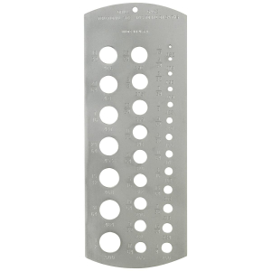 Fowler 52-480-005-0 1/16"-1/2" Drill Gage