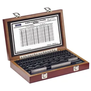 Fowler 53-672-081-0 81 Piece Economy Rectangular Gage Block Set