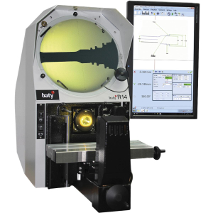 Fowler 53-900-810-0 Baty R14 - FT2 - E Horizontal Optical Comparator with 27" Fusion Touch Screen DRO Opt. Edge
