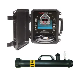 FRC FTA500-015 INSIGHT Portable FlowTester Flow and Pressure Test Set, 1.5" Tube Diameter, 13-320 GPM, 2.5" Swivel, GPM/PSI