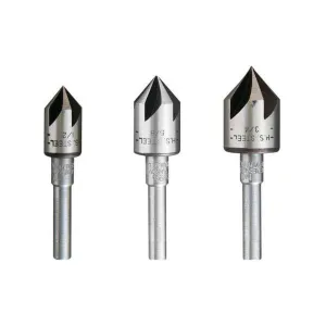 General Tools 195ST 3 Piece Countersink Bit Set