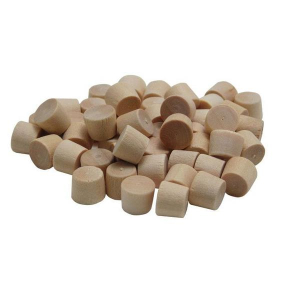 General Tools 315516 Flat Head Plugs 5/16 in, Hardwood, Pack of 50 pcs