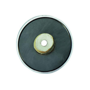 General Tools 376C Ceramic Shallow Pot Magnet with 35 lb Pull