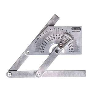 General Tools 39 ANGLE-IZER Stainless Steel Protractor and Angle Finder, Outside, Inside, Sloped Angles
