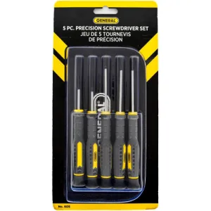 General Tools 605 5 Piece Precision Screwdriver Set