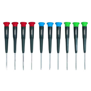 General Tools 690 Ten-Piece Mini Screwdriver Set