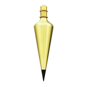 General Tools 800-16 16 Oz. Brass Plumb Bob