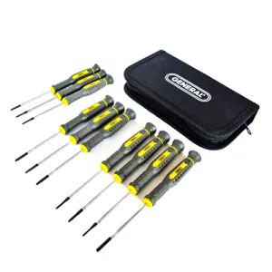 General Tools 610 10 Piece Precision Screwdriver Set
