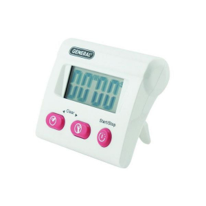 General Tools TI170 White Timer-Stopwatch