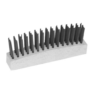 Gentec 28-BA19 Brush, Chip Hmr Brush, Carbon Steel, 3x15