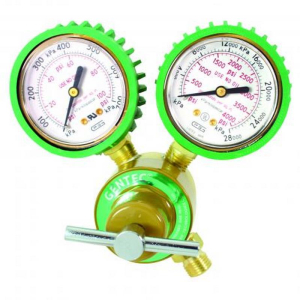 Gentec 710X-80G Compressed Gas Regulator, CGA540, with Rubber Gauge Guards