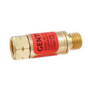 Gentec FA7TFCS Flashback Arrestor, Torch End Adapter, Fuel, Clamshell Package