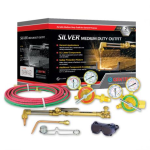 Gentec 7120FA Medium Duty Tool Box Outfit with 752 Series Regulators, Flashback Arrestors