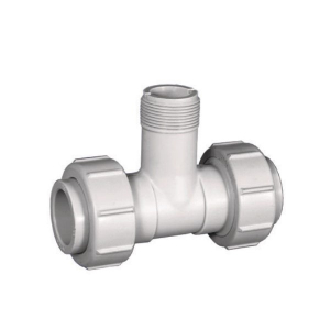 GF Piping Systems PPMT005 Tee, Metric PP Union d20/DN15/0.5"