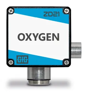GfG Instrumentation 2210009 ZD 21 Transmitter for Oxygen (O2), 0.1% Vol. Resolution, 0 - 25% Vol. Range
