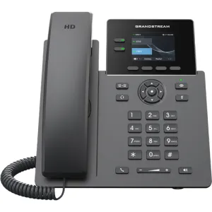Grandstream GRP2610P 2 Lines Carrier-Grade IP Phone 2 SIP Accounts 2.4" TFT Color LCD Screen 100-240V with Integrated PoE 3.8W